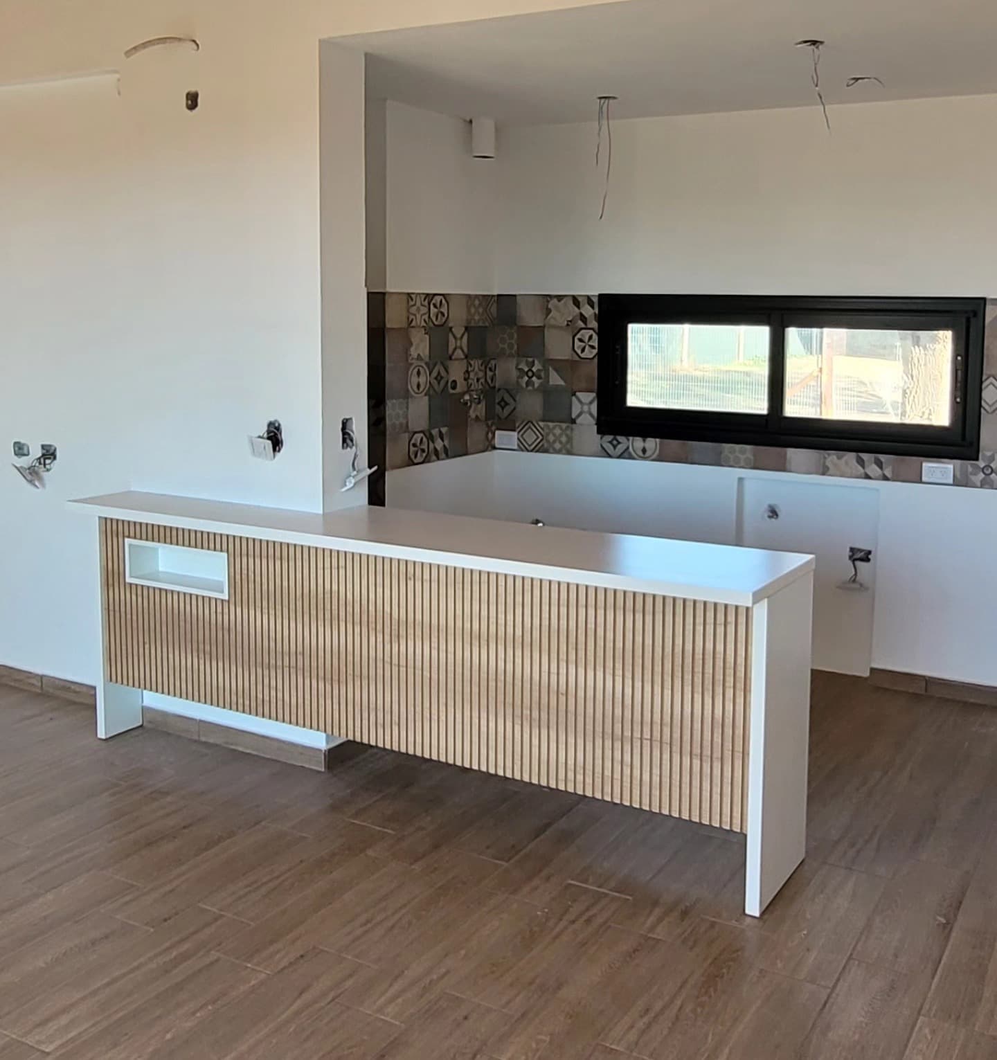 Mueble terminado e instalado